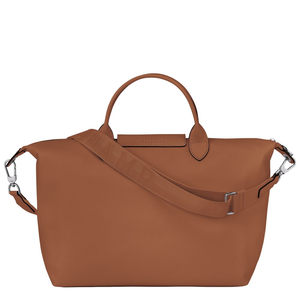 LONGCHAMP LE PLIAGE CUIR X-TRA SAC A MAIN L COGNAC