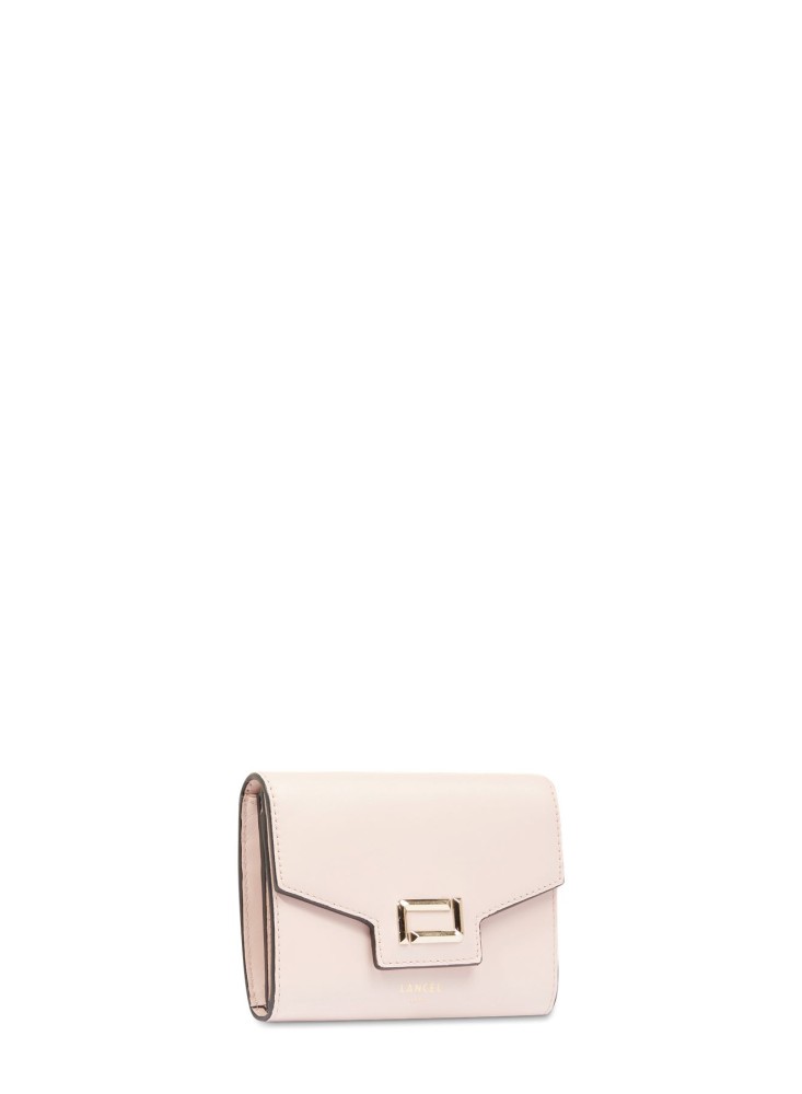 LANCEL ANGELE PORTEFEUILLE COMPACT ROSE