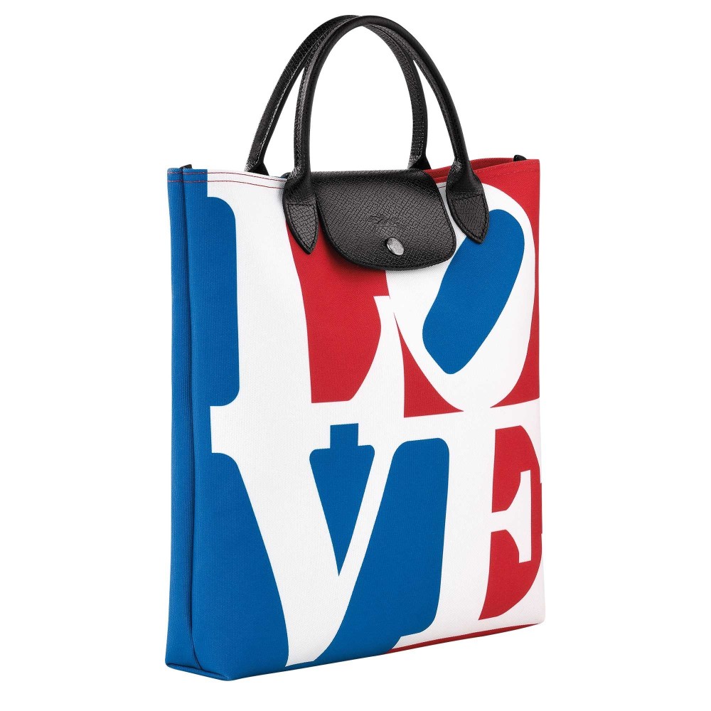 LONGCHAMP & ROBERT INDIANA SAC A MAIN BLANC