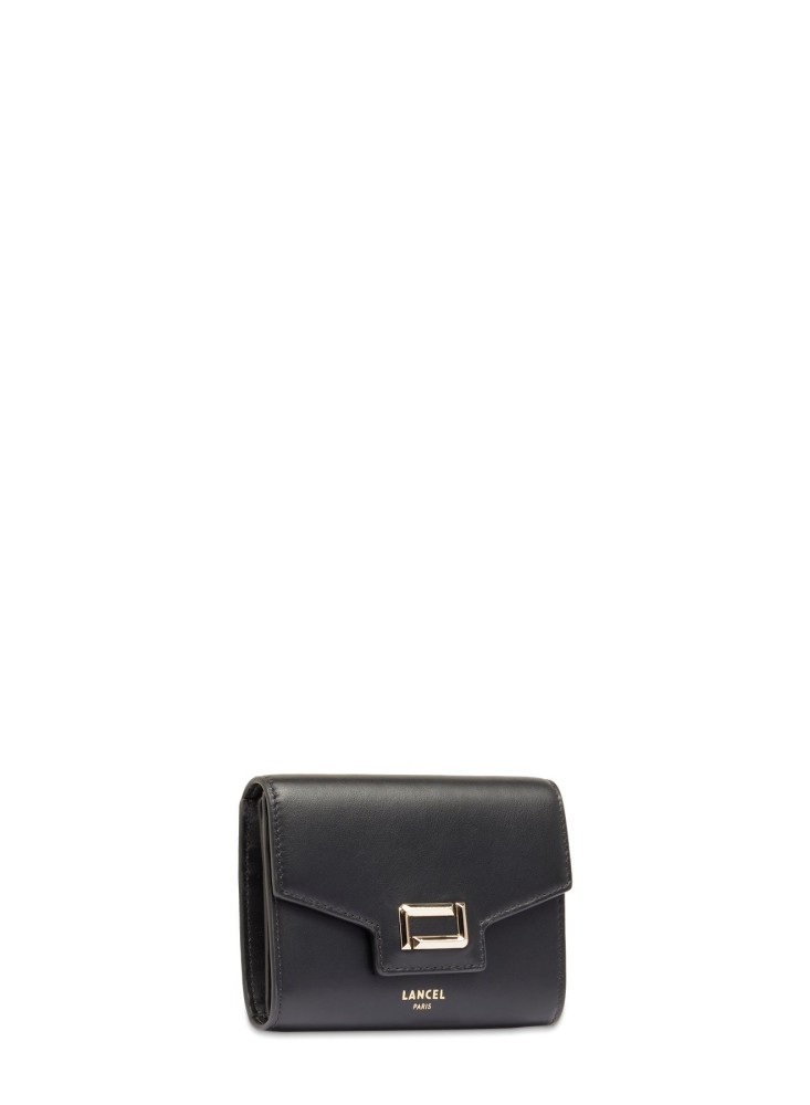 LANCEL ANGELE PORTEFEUILLE COMPACT NOIR