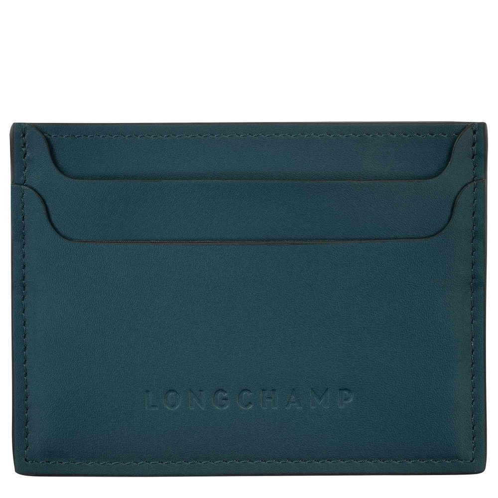 LONGCHAMP LE FOULONNE BOX PORTE CARTES 4CC ENCRE