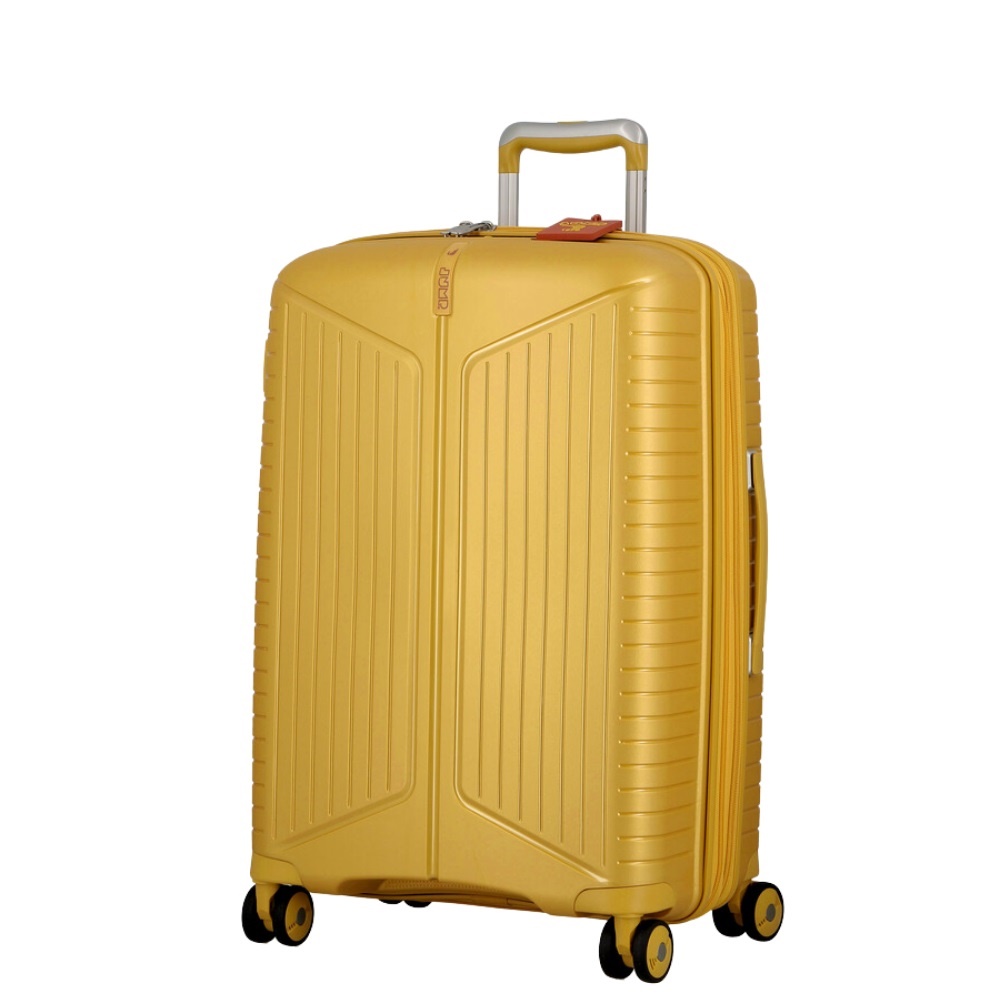 JUMP EVAE VALISE MOYENNE EXTENSIBLE 4 R JAUNE