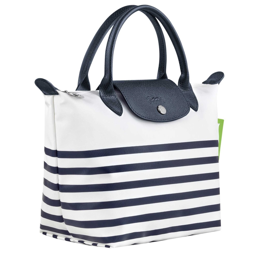 LONGCHAMP LE PLIAGE MARINIERE SAC A MAIN S MARINE / BLANC