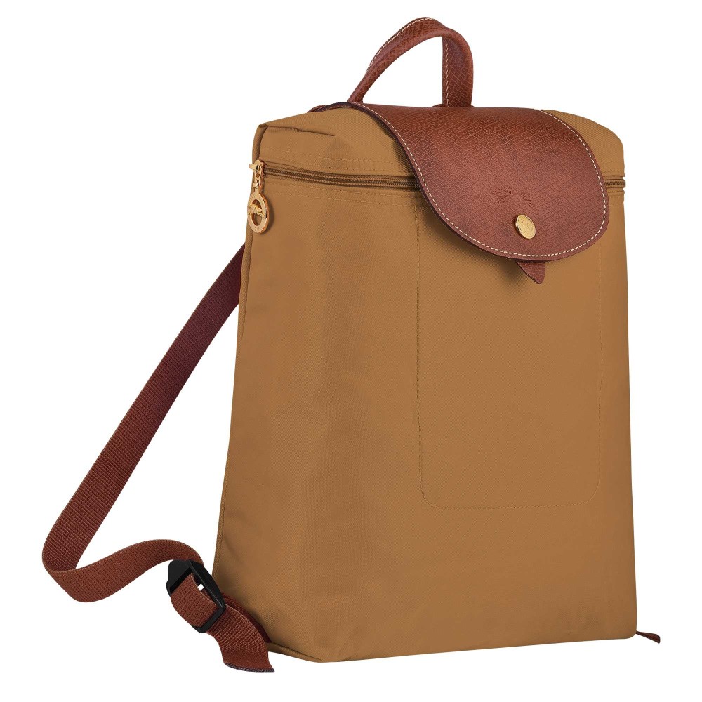 LONGCHAMP LE PLIAGE ORIGINAL SAC A DOS CHAMOIS