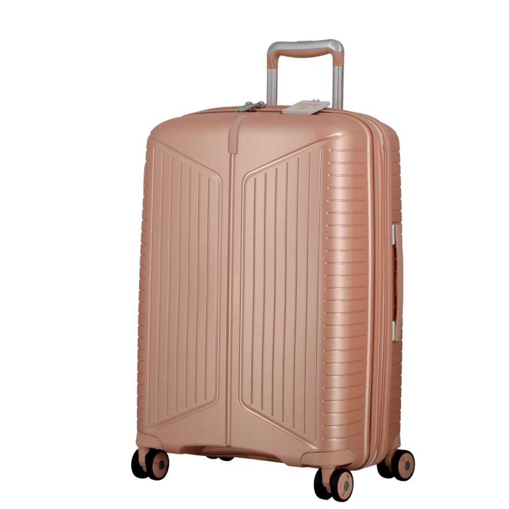 JUMP EVAE VALISE MOYENNE EXTENSIBLE 4 R ROSE PALE