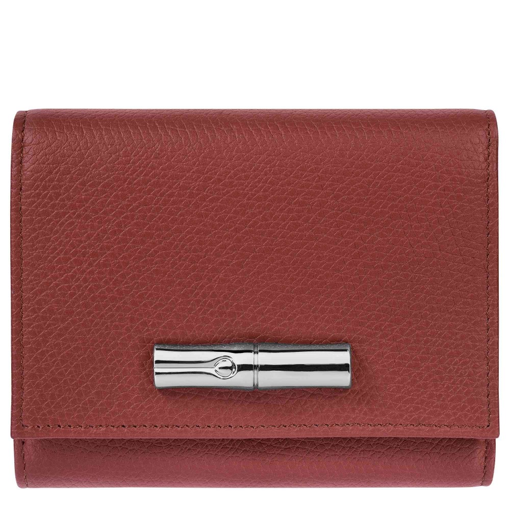 LONGCHAMP ROSEAU PORTEFEUILLE CHATAIGNE