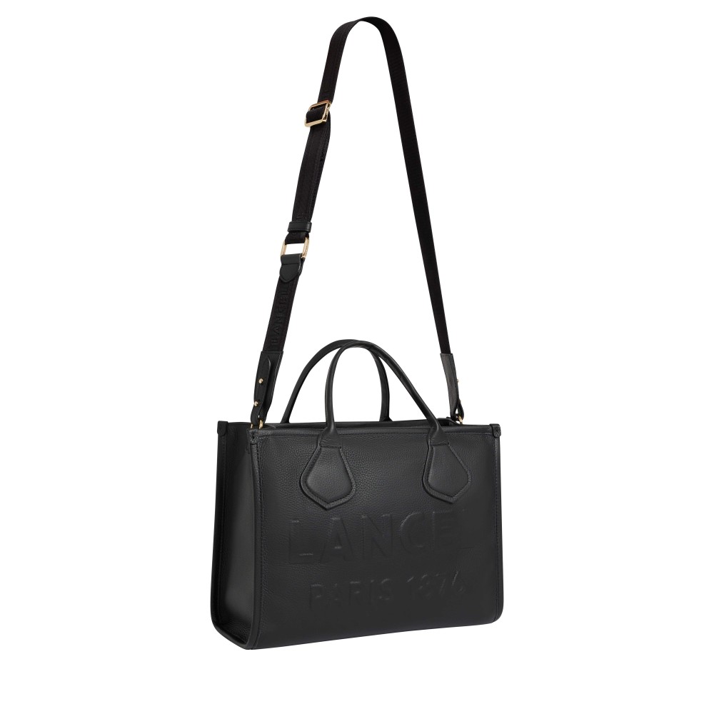 LANCEL JOUR CABAS ZIPPE M NOIR