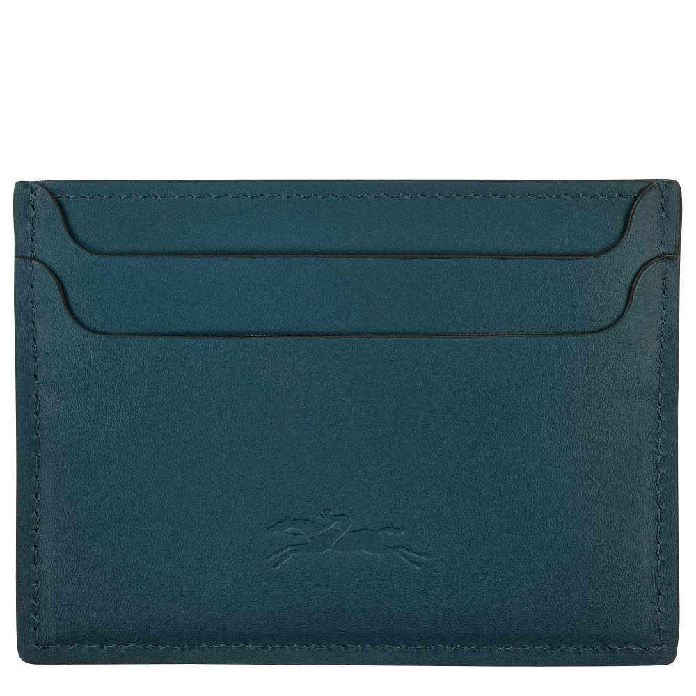 LONGCHAMP LE FOULONNE BOX PORTE CARTES 4CC ENCRE