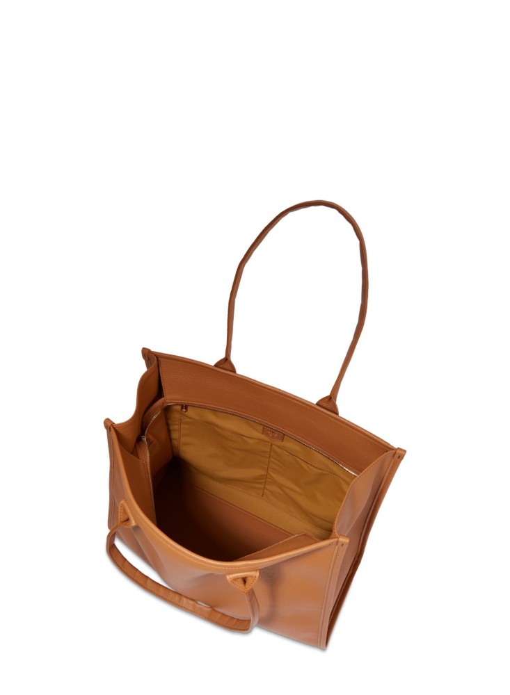 LANCEL JOUR CABAS ZIPPE L CAMEL