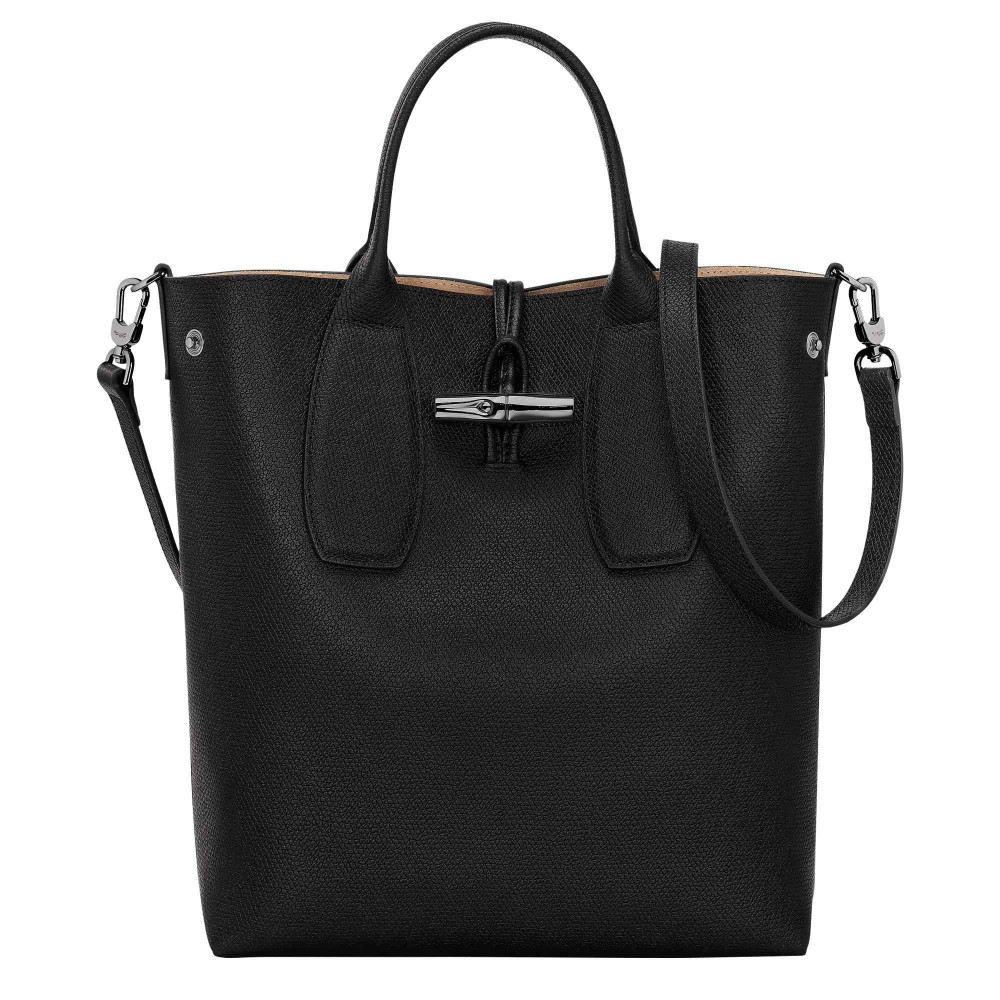 LONGCHAMP ROSEAU SAC CABAS LONG M NOIR