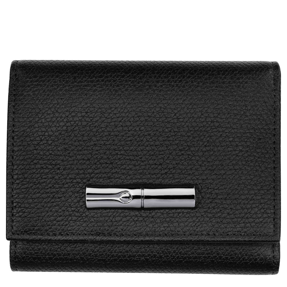 LONGCHAMP ROSEAU PORTEFEUILLE NOIR