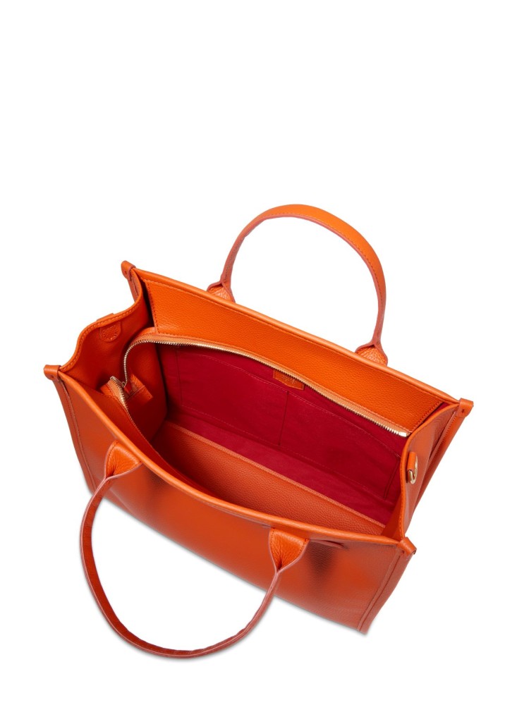 LANCEL JOUR CABAS ZIPPE M ORANGE