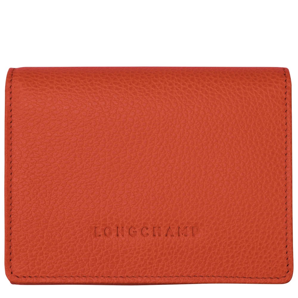 LONGCHAMP LE FOULONNE PORTEFEUILLE COMPACT PAPRIKA