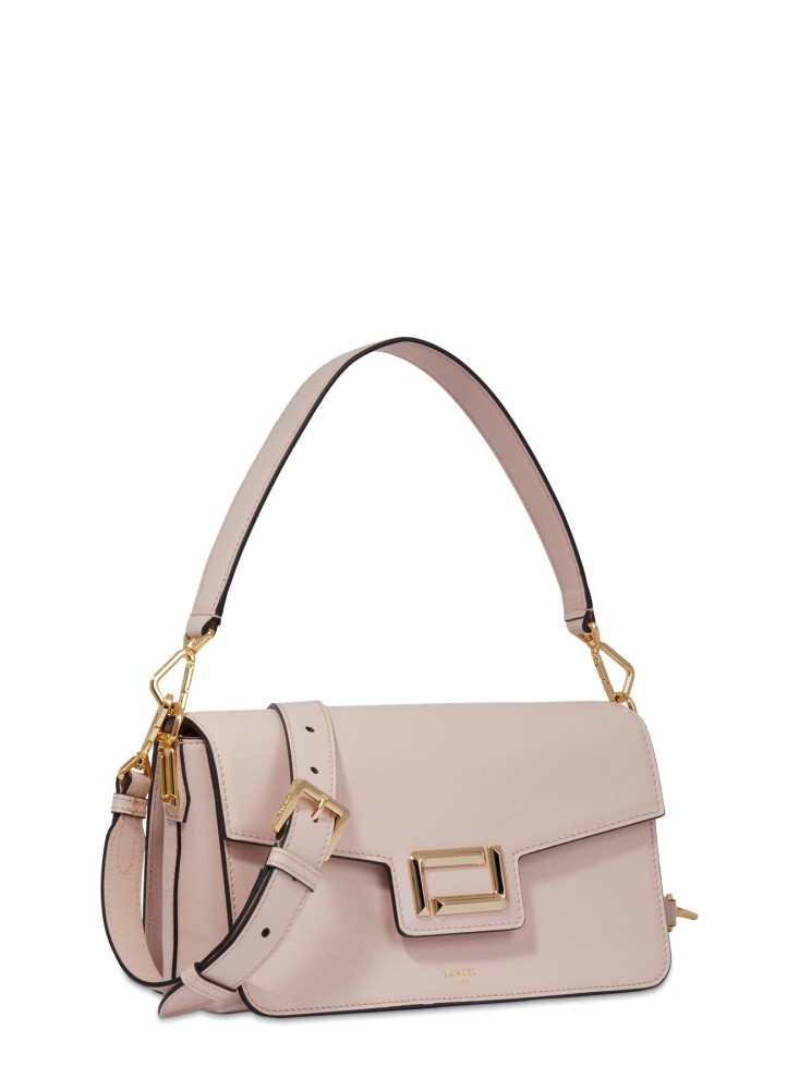 LANCEL ANGELE SAC BAGUETTE ROSE