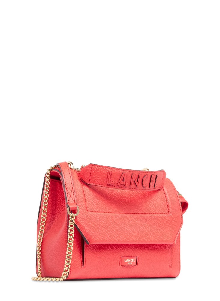 LANCEL NINON SAC A RABAT M ROUGE BAISER