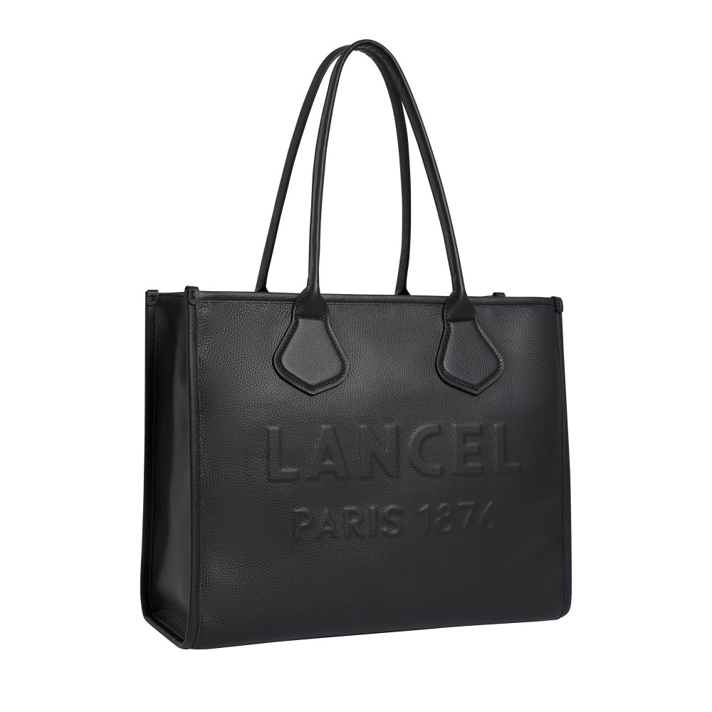 LANCEL JOUR CABAS ZIPPE L NOIR