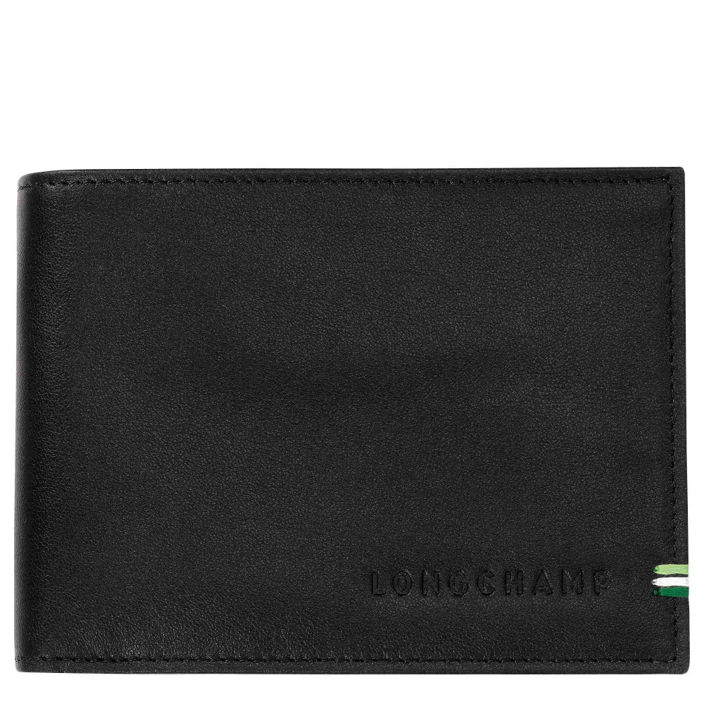 LONGCHAMP SUR SEINE PORTEFEUILLE HORIZONTAL AVEC MONNAIE NOIR