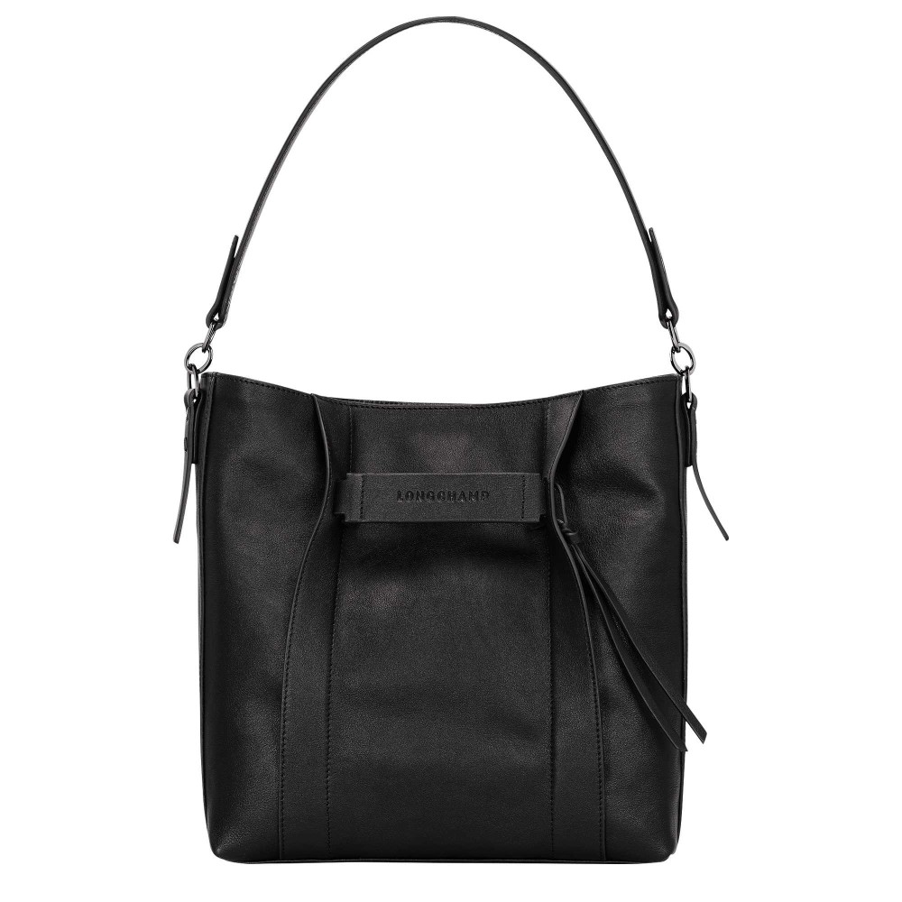 LONGCHAMP 3D SAC PORTE EPAULE M NOIR