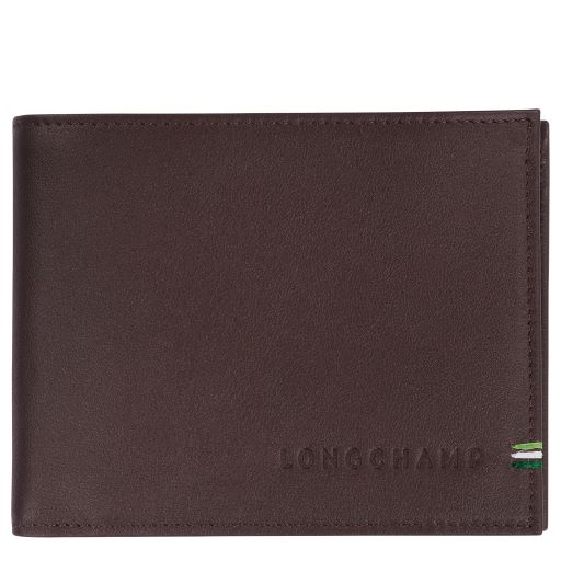 LONGCHAMP SUR SEINE PORTEFEUILLE HORIZONTAL AVEC MONNAIE MOKA