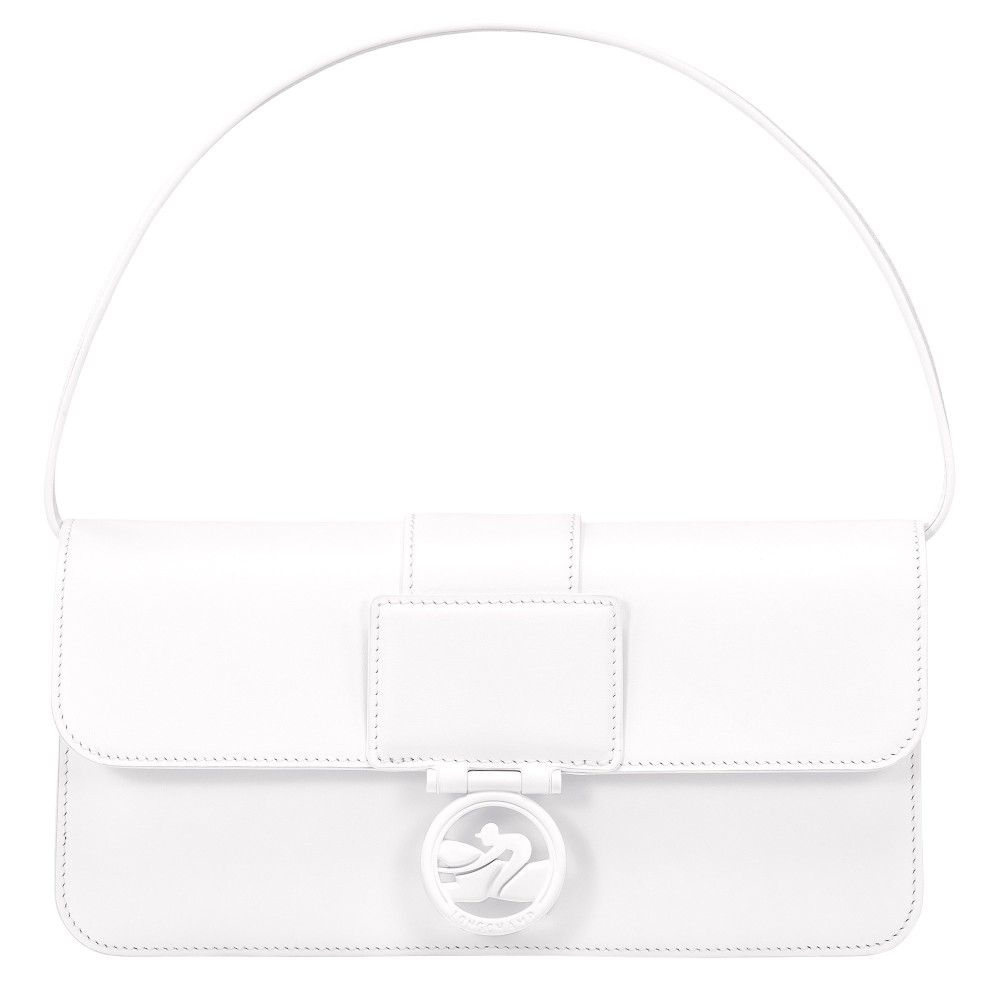 LONGCHAMP BOX TROT COLORS POCHETTE BLANCHE