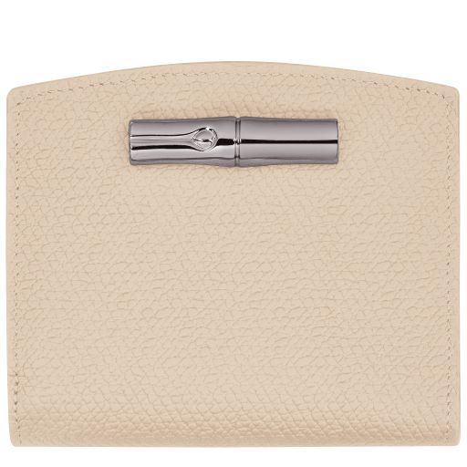 LONGCHAMP ROSEAU PORTEFEUILLE ULTRA COMPACT PAPIER