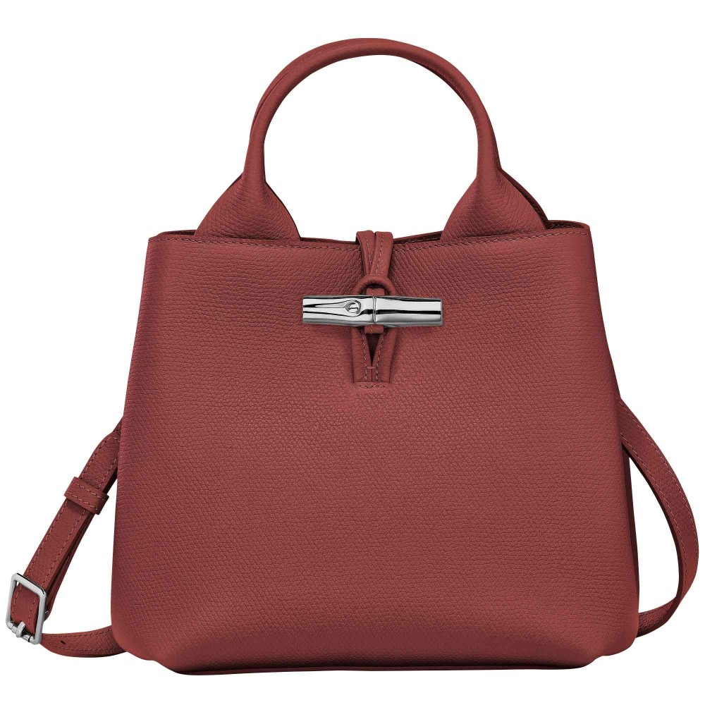 LONGCHAMP ROSEAU SAC A MAIN S CHATAIGNE