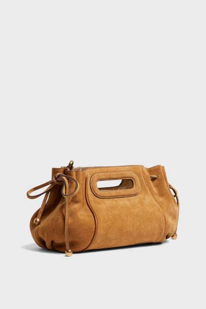 GERARD DAREL SAC PORTE TRAVERS MINI DANY VELOURS ASPHALTE (COULEUR NON CONTRACTUELLE)